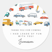 Favor de festa de aniversário de Transporte de Cid