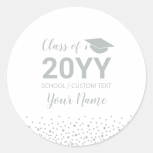 Adesivo Favor de Festa de Formatura da Turma de 2022 Confe