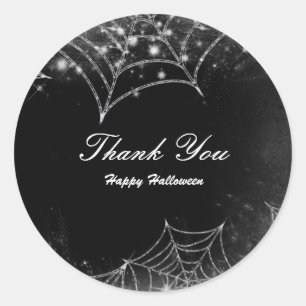 Adesivo Favor de Festa de Halloween Teias de Aranha Brilha