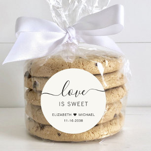 Adesivo Favor de Noiva Creme Doce Amor