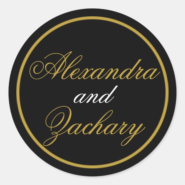 Adesivo Favor do Casal de Casamento/Bag de Boas-vindas (Frente)