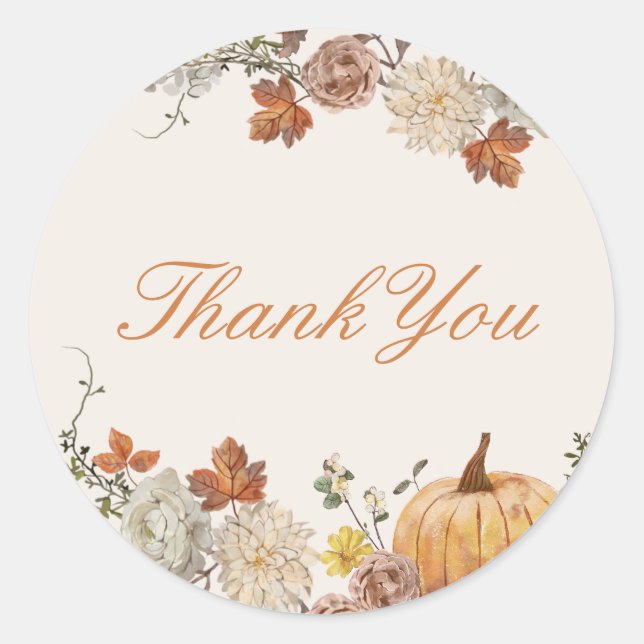 Adesivo Favor do Chá de fraldas de Queda Elegante Russo (Frente)