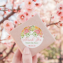 Favor do Chá de fraldas Fruta de Citros e Flores