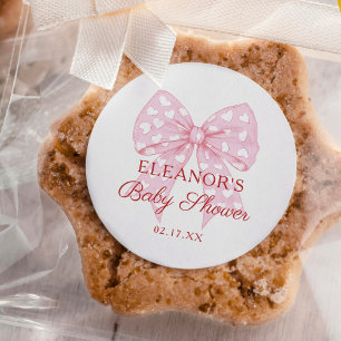 Adesivo Favor do Chá de fraldas Sweetheart, Arco rosa