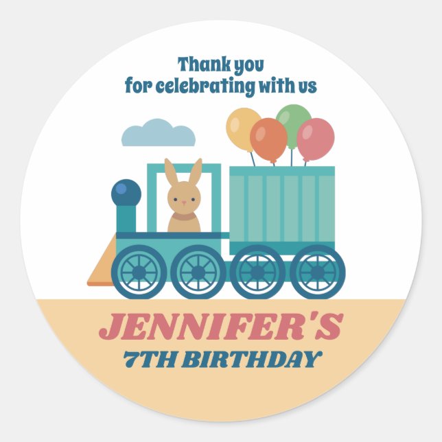 Adesivo Favor do Partido dos Camarões e dos Aniversários d (Frente)