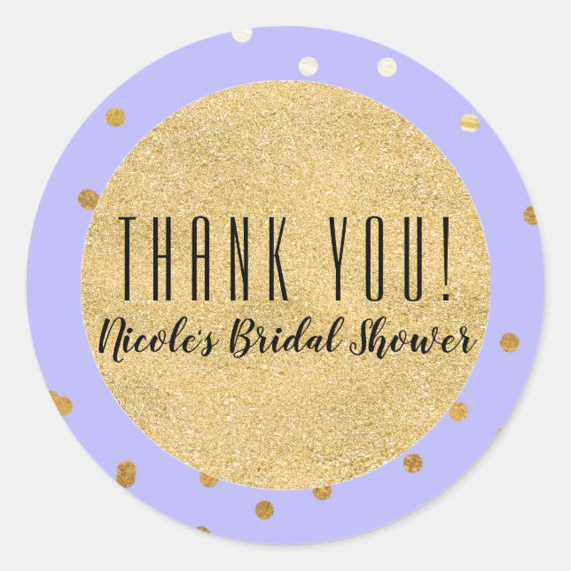 Adesivo Favor do Partido Moderno dos Pontos de Confetti Ro (Frente)