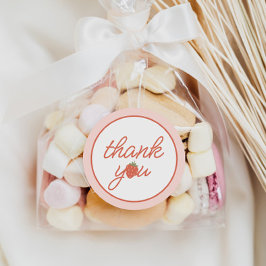 Adesivo Favor do primeiro aniversario das Garotas de Moran