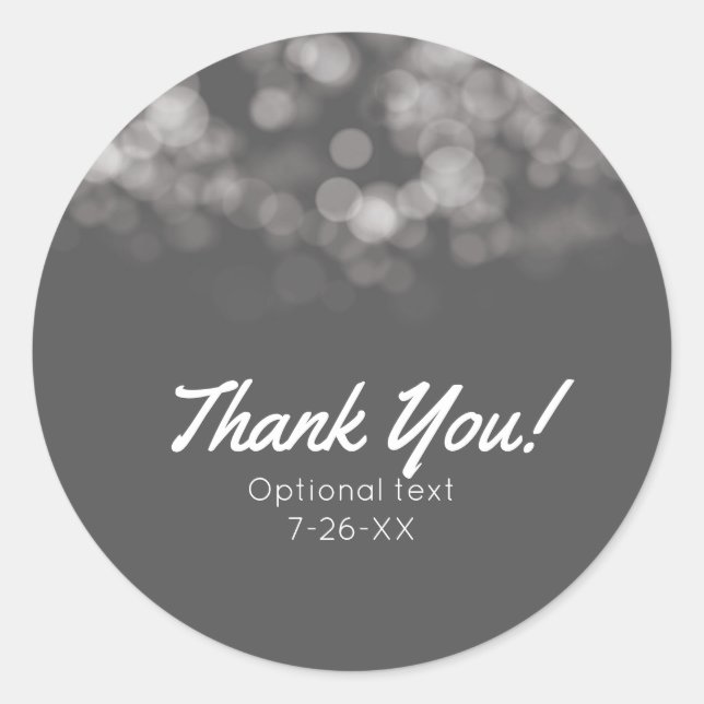 Adesivo Favor Personalizado do Partido Tchic das Luzes Mín (Frente)