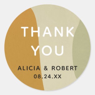 Adesivo Favor Simples Abstrato Minimalista Moderno da Tend