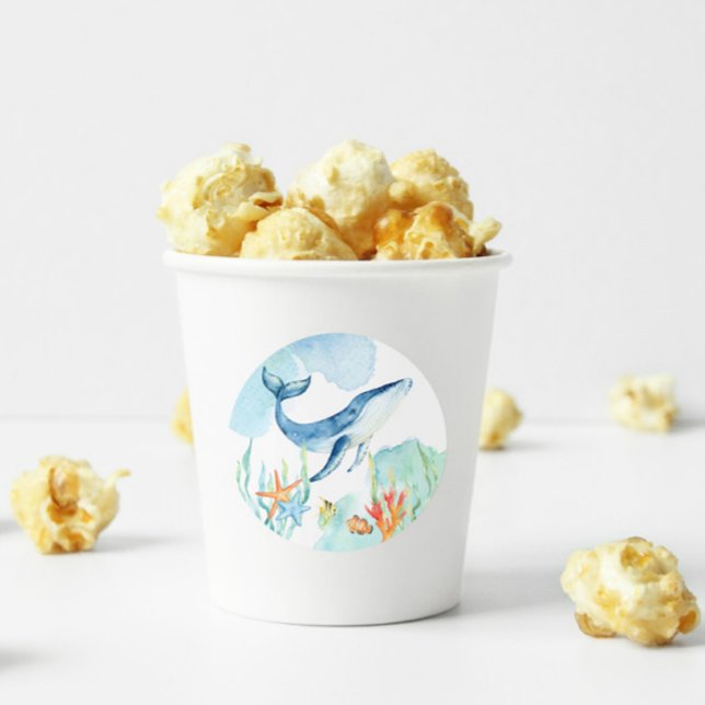 Adesivo Favoritos de Festa de Baleia Debaixo do Mar (Criador carregado)