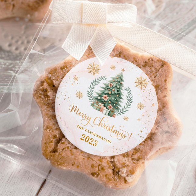 Adesivo Favoritos para festas de Natal | Flocos de neve Do (Criador carregado)