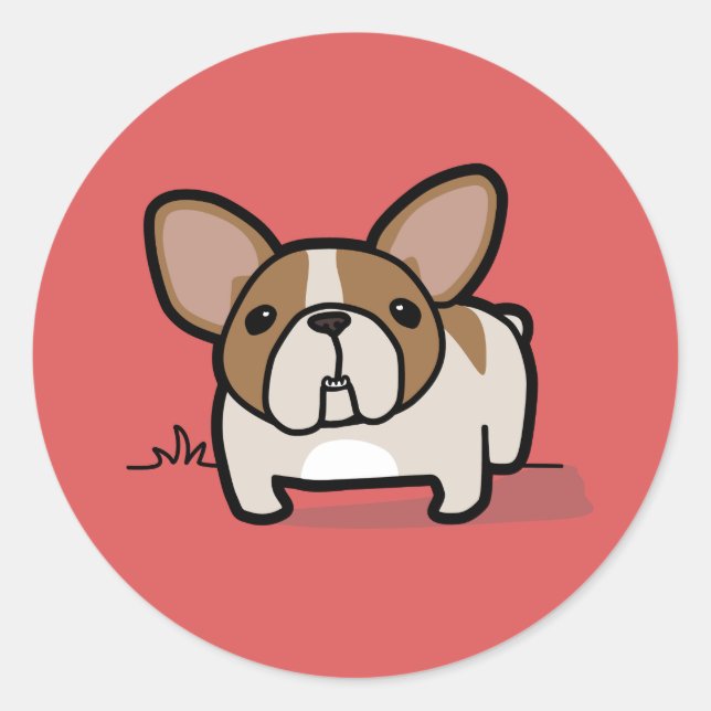 Adesivo Fawn Pied Frenchie (Frente)