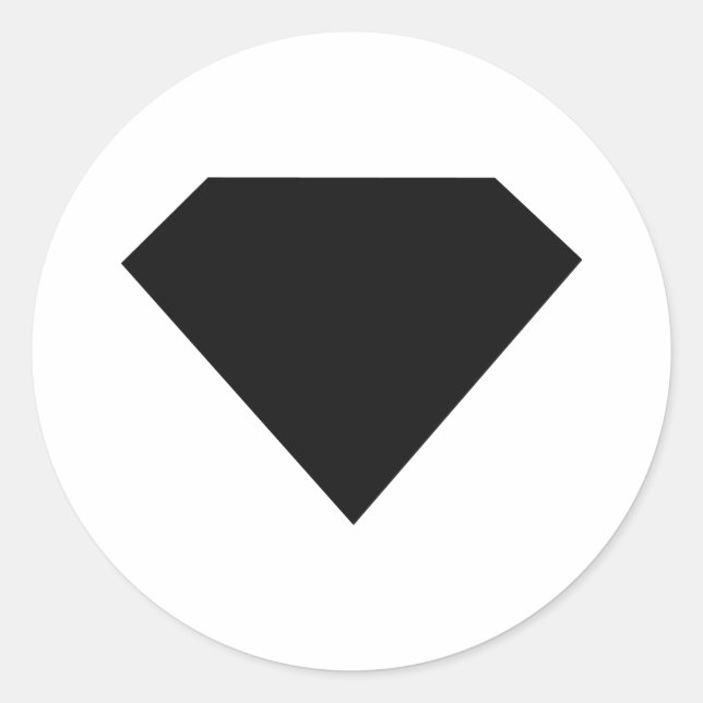 Adesivo faxineira de diamante preto (Frente)