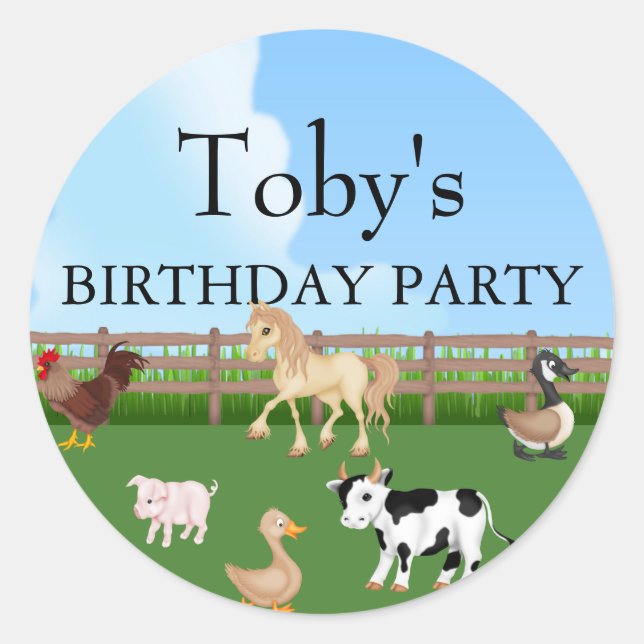 Adesivo Fazenda (Frente)