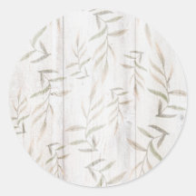 Fazenda Botânico Branco Madeira Bege Folhas Rústic