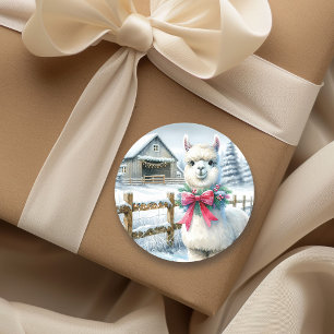 Adesivo Fazenda e Natal de Cute Alpaca