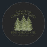 Adesivo Fazenda Fresca Árvores de Natal Pinheiras Pinheira<br><div class="desc">Fazenda Fresca Árvores de Natal Pinheiras Pulverizar Fir Sempre Fresco De Natal</div>