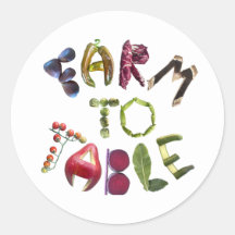 Fazenda para fruta em Mesa e tema vegetariano