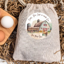 Fazenda russa Oink Moo Aniversário Obrigado