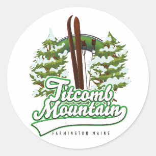 Adesivo Fazenda Titcomb Mountain Farmington Maine Esqui