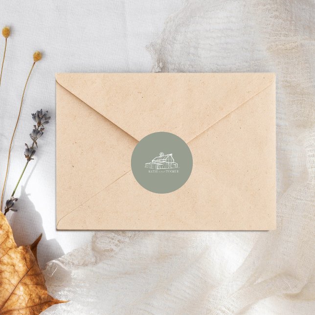 Adesivo Fazenda Verde Barn Sage (Criador carregado)