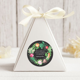 Adesivo Fazendas Orgânicas De Jardim Vegetal