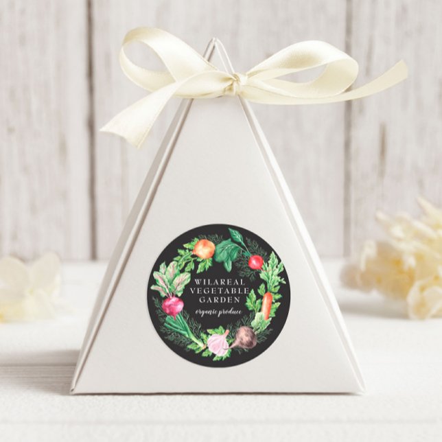 Adesivo Fazendas Orgânicas De Jardim Vegetal (Criador carregado)