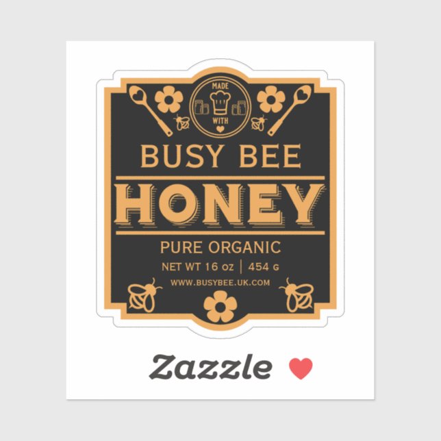 Adesivo Fazendeiros vendem Honey Jar (Folha)