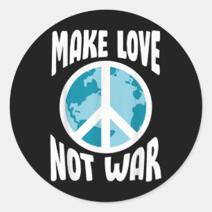 Adesivo Fazer Amor Não Guerra