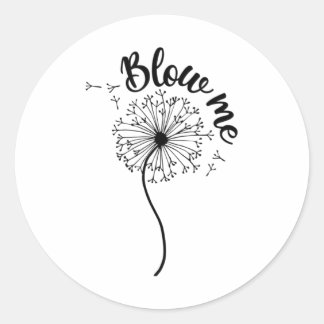 Adesivo Fazer de Padrão de Flor Dandelion A Wish.pn