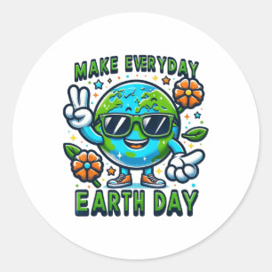 Adesivo Fazer o dia a dia do dia da Terra Estudante de Amo