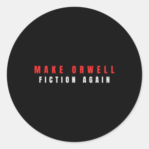Adesivo Fazer Orwell Ficção Novamente Trump