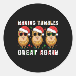 Adesivo Fazer Trump Tamale Excelente Novamente Xmas Mexica