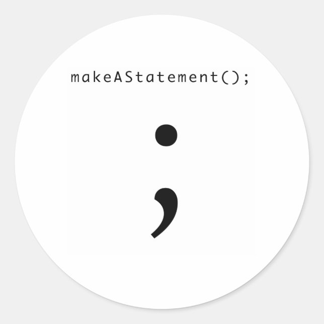 Adesivo Fazer Uma Declaração (Frente)