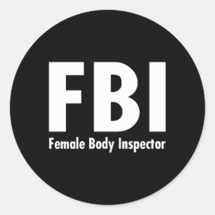 Adesivo - Fbi Female Body Inspetor