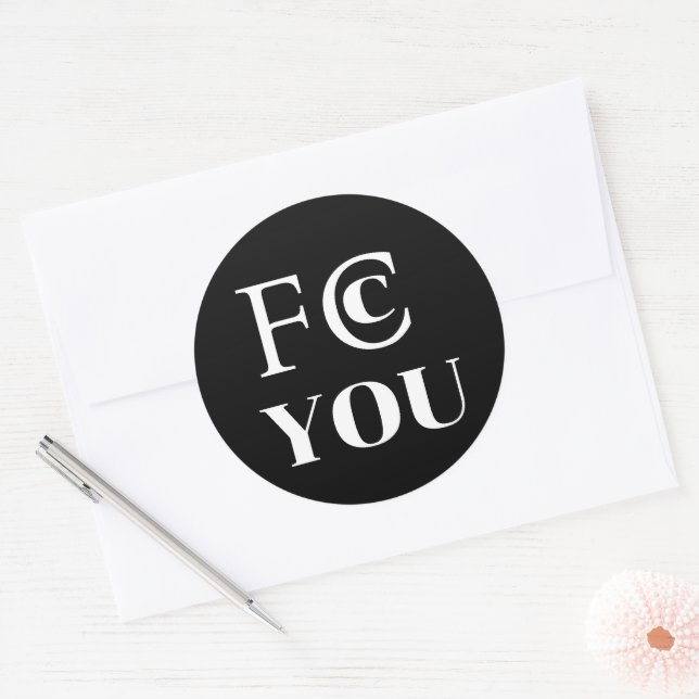 Adesivo FCC YOU (Envelope)