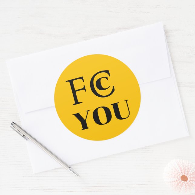 Adesivo FCC YOU (Envelope)