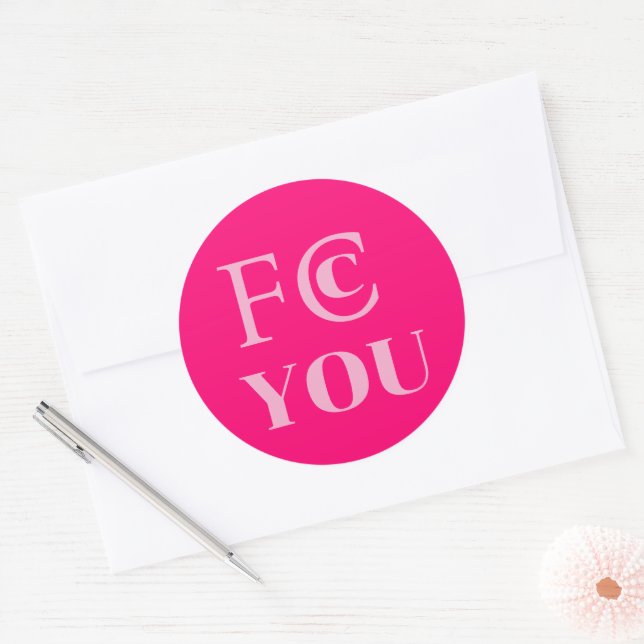 Adesivo FCC YOU (Envelope)
