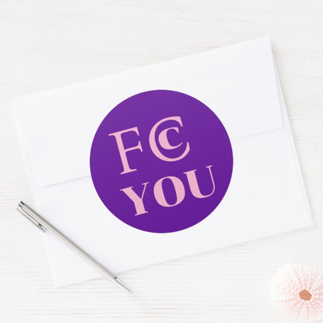 Adesivo FCC YOU (Envelope)