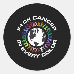 Adesivo Fck Câncer Em Todas As Cores Dia Mundial Do Câncer