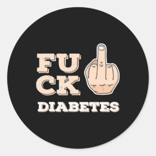 Adesivo Fck Diabetes - Combater a Consciência do Guerreiro