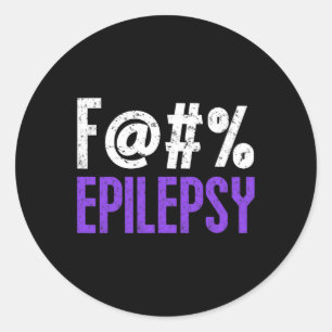 Adesivo Fck Epilepsy Awarness Mês Briso Roxo