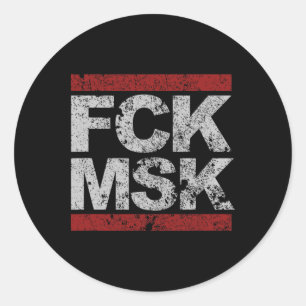 Adesivo Fck Msk Distante