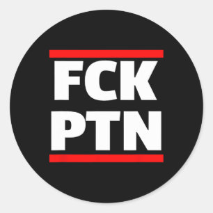 Adesivo Fck Ptn Eu Apoio a Ucrânia