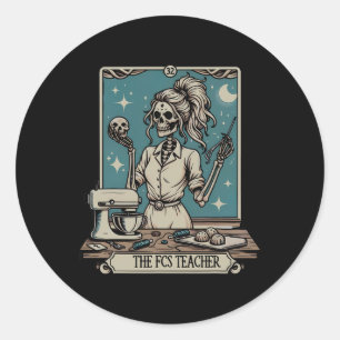 Adesivo Fcs Professora Skeleton Halloween Family E Consumi