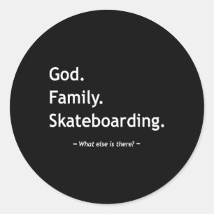 Adesivo Fé Cristã Cristianismo Skater Deus Família Ska
