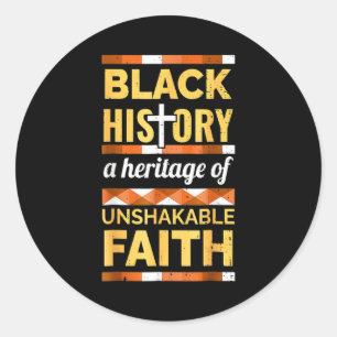 Adesivo Fé Inabalável Mês da História Negra Blm Melanina