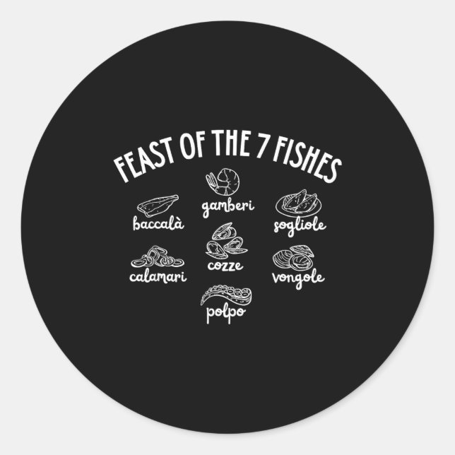 Adesivo Feast Of The 7 Fishes  (Frente)