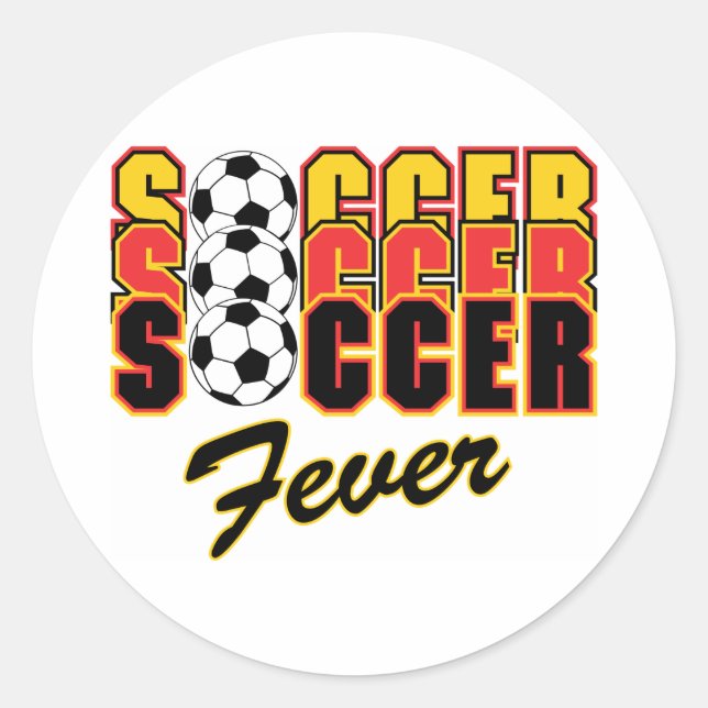 Adesivo Febre do futebol (Frente)