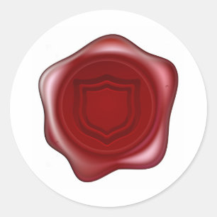 Adesivo Fecho de cera blindada